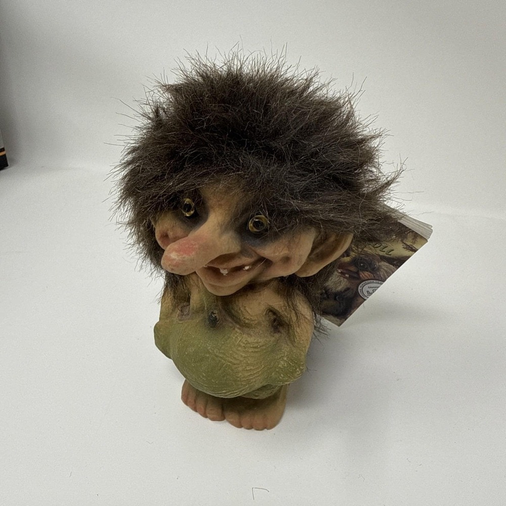 Norwegian NyForm Troll Boy Man Pot Belly Hand in Pocket Norway Handmade VTG